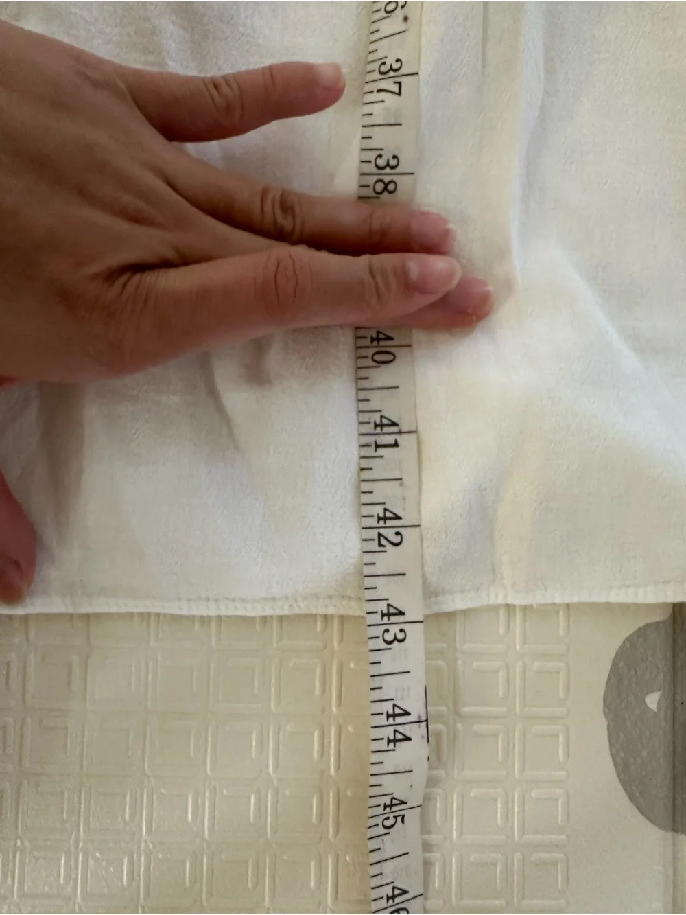 White Tiered Wide-Leg Pants with Smocked Waistband